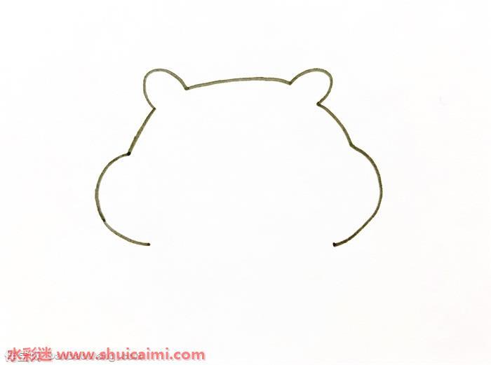 卡通小仓鼠怎么画 卡通小仓鼠简笔画图片彩色