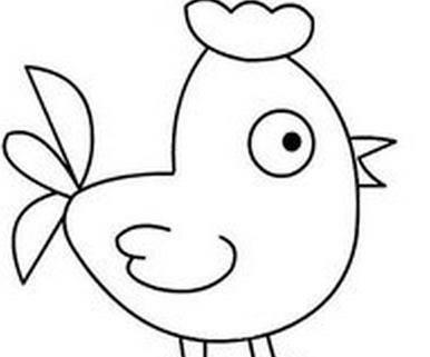 小公鸡和小鸭子简笔画 小公鸡和小鸭子简笔画板书设计