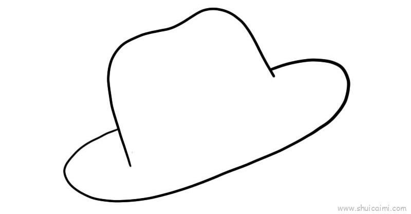 帽子儿童画怎么画 帽子简笔画好看