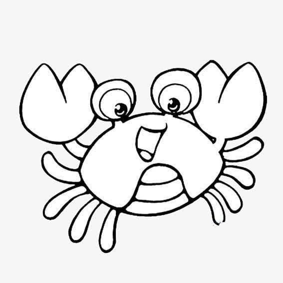 小螃蟹简笔画 小螃蟹简笔画图片