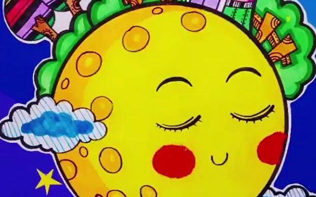 星空的简笔画图片大全 星空的简笔画图片大全大图