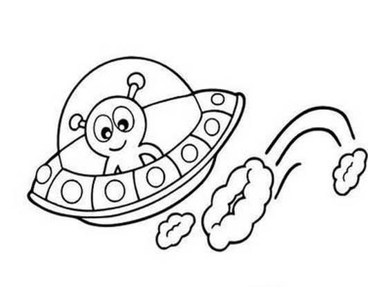 外星人简笔画 外星人简笔画可爱