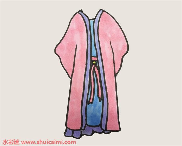 古装怎么画 古装简笔画简单好看带颜色