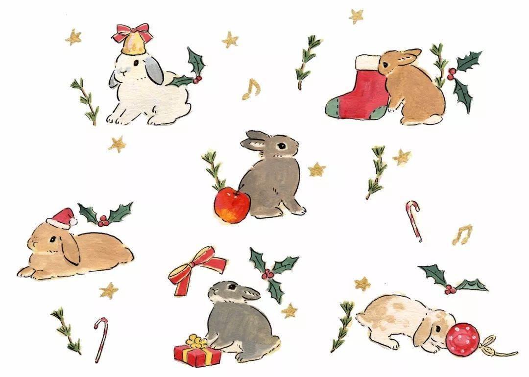 画一只过年的兔子怎么画 过年的小兔子怎么画