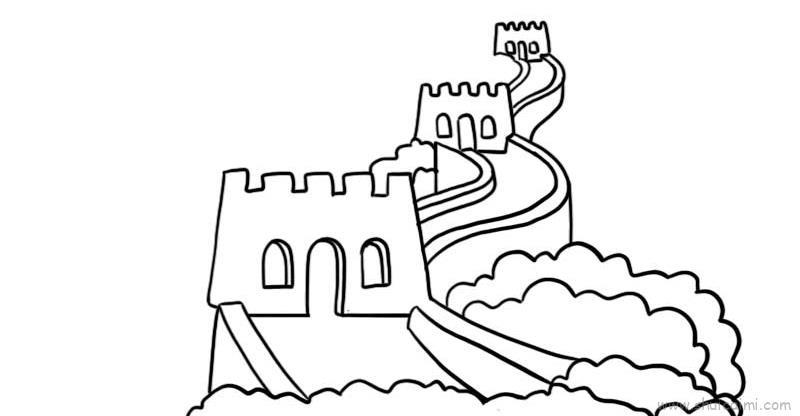 长城儿童画怎么画 长城简笔画简单又好看