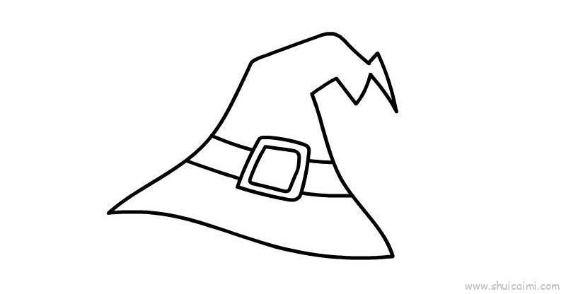 巫师帽儿童画怎么画 巫师帽简笔画简单