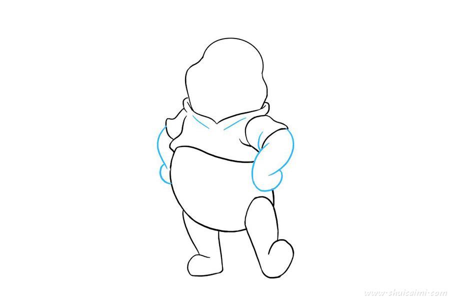 小熊维尼怎么画 小熊维尼简笔画步骤