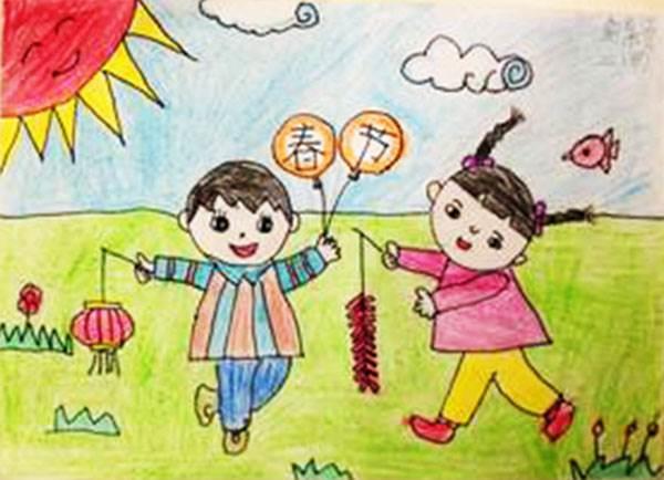 画一张过新年的绘画作品 画一张过新年的绘画作品怎么画
