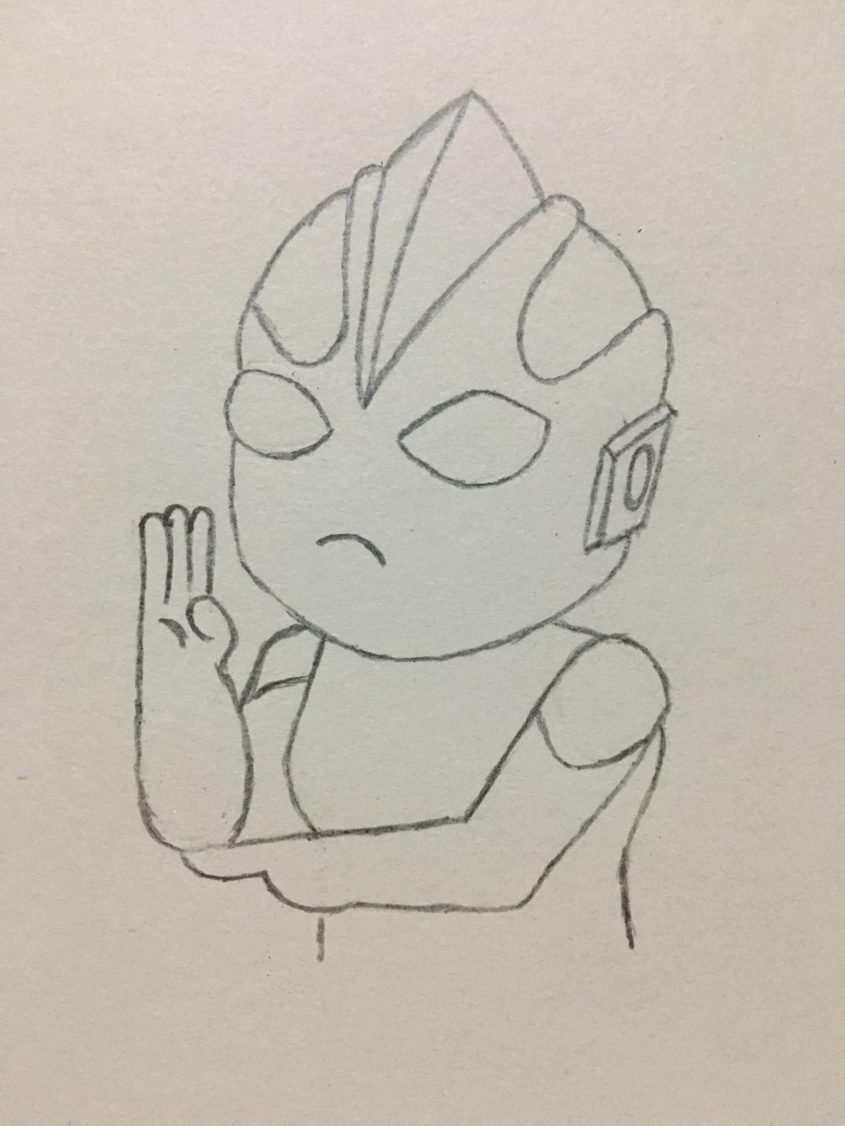 简笔画奥特曼 简笔画奥特曼怎么画