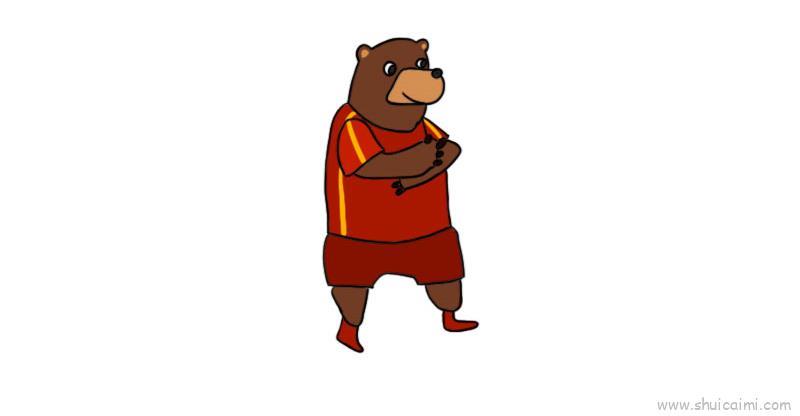 狗熊儿童画怎么画 狗熊简笔画图片
