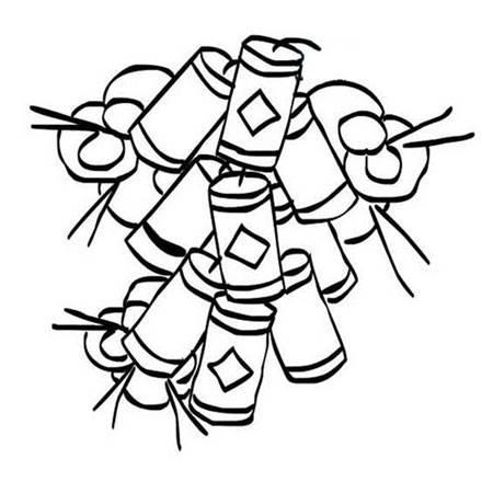 春节鞭炮怎么画简单又漂亮 春节鞭炮怎么画