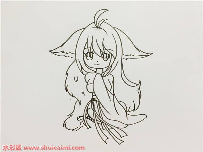 涂山雅雅怎么画 涂山雅雅简笔画图片大全