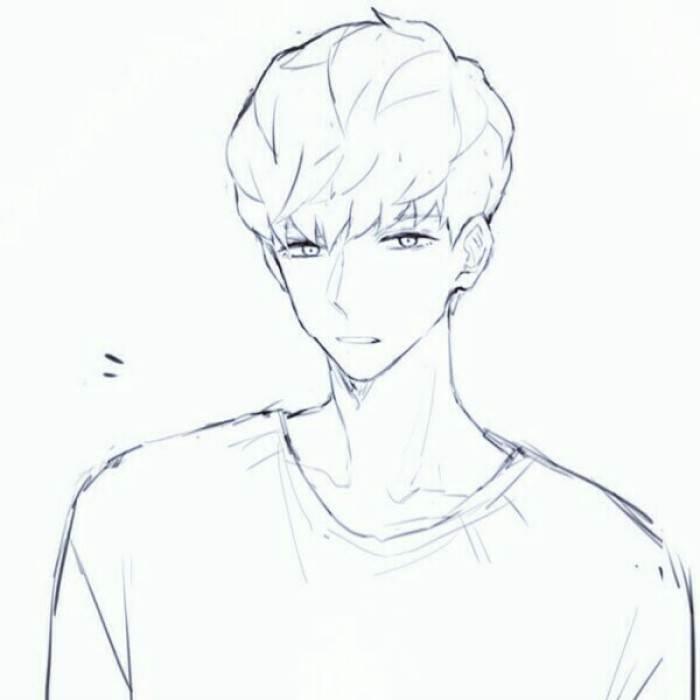 男生简笔画 男生简笔画头像