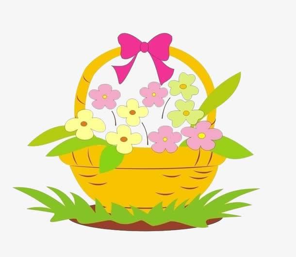 花篮简笔画 手工花篮简笔画