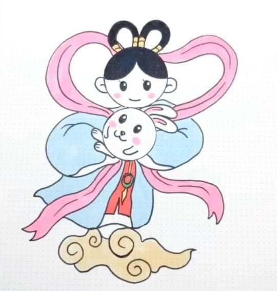 嫦娥简笔画 嫦娥简笔画怎么画