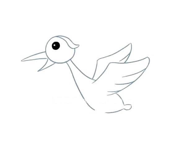 仙鹤简笔画 仙鹤简笔画简单又漂亮
