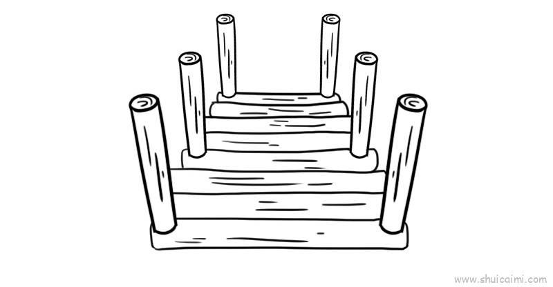 木桥教程儿童画怎么画 木桥教程简笔画步骤