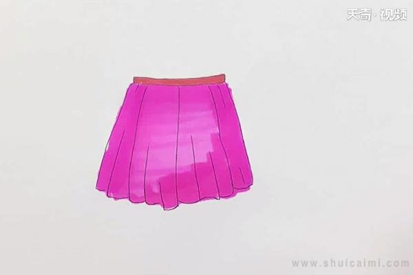 小短裙简笔画怎么画 小短裙简笔画画法