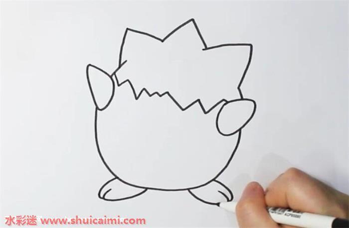 波克比怎么画 波克比简笔画画法