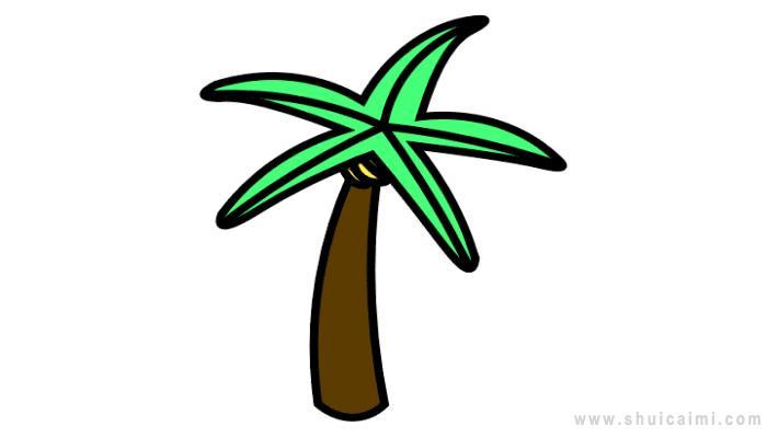 香蕉树简笔画怎么画 香蕉树简笔画步骤