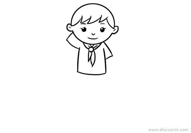 少先队员儿童画怎么画 少先队员简笔画简单又好看