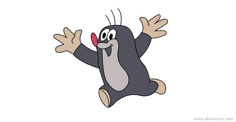 鼹鼠儿童画怎么画 鼹鼠简笔画简单又好看