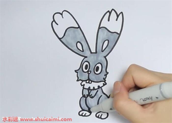 掘掘兔怎么画 掘掘兔简笔画彩色