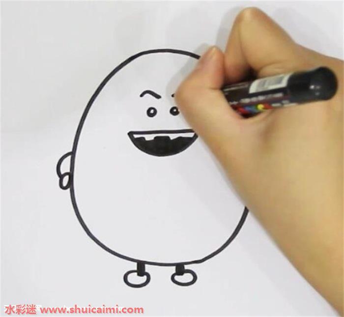 潇洒哥怎么画 潇洒哥简笔画彩色