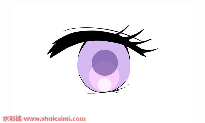 漫画眼睛怎么画 眼睛简笔画简单易画彩色