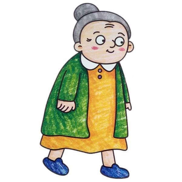 奶奶简笔画 奶奶简笔画头像