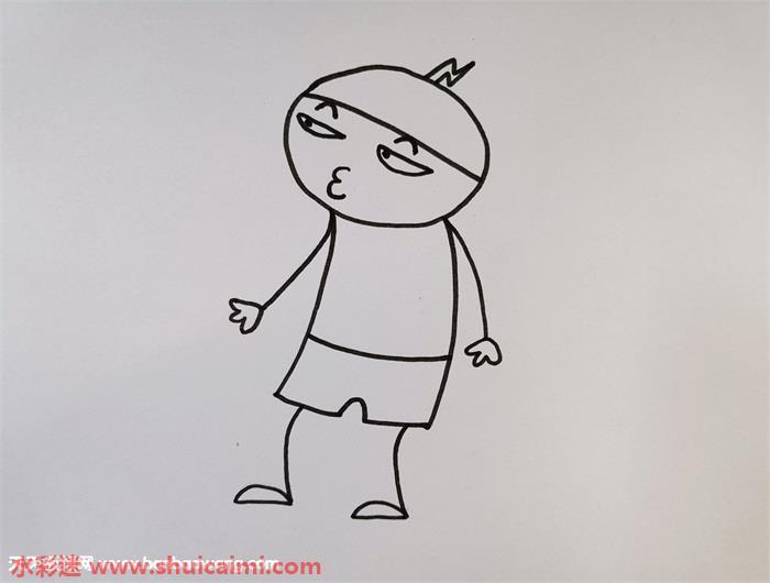 米小圈怎么画 米小圈简笔画漂亮