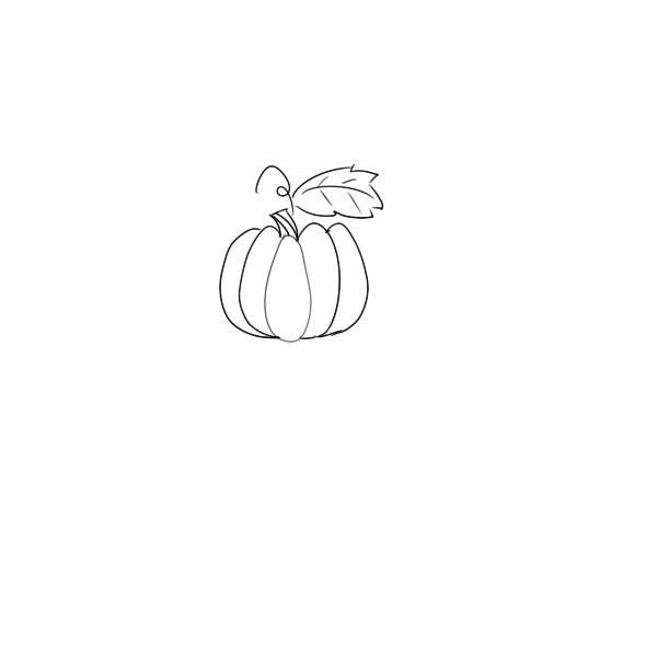 南瓜简笔画 南瓜简笔画怎么画