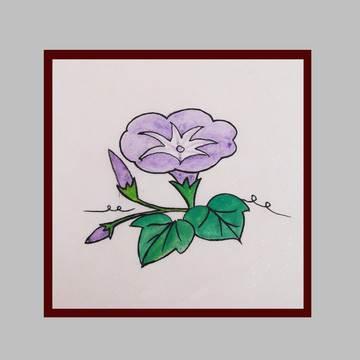 牵牛花简笔画 牵牛花简笔画图片
