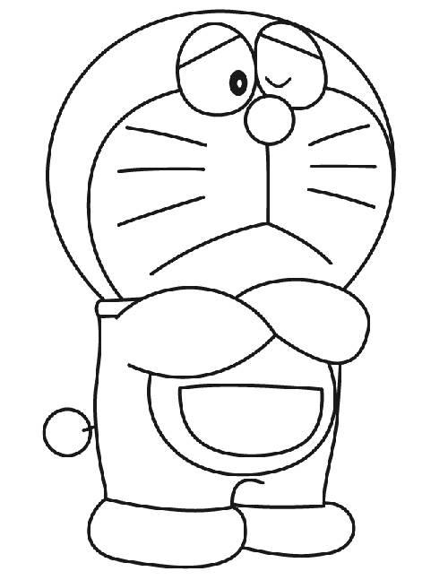 叮当猫简笔画图片大全 叮当猫简笔画图片大全彩色可爱