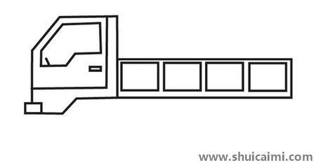 大货车儿童简笔画