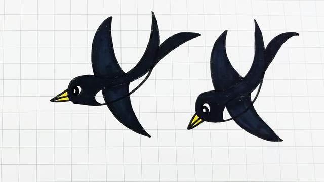 小燕子简笔画 小燕子简笔画图片