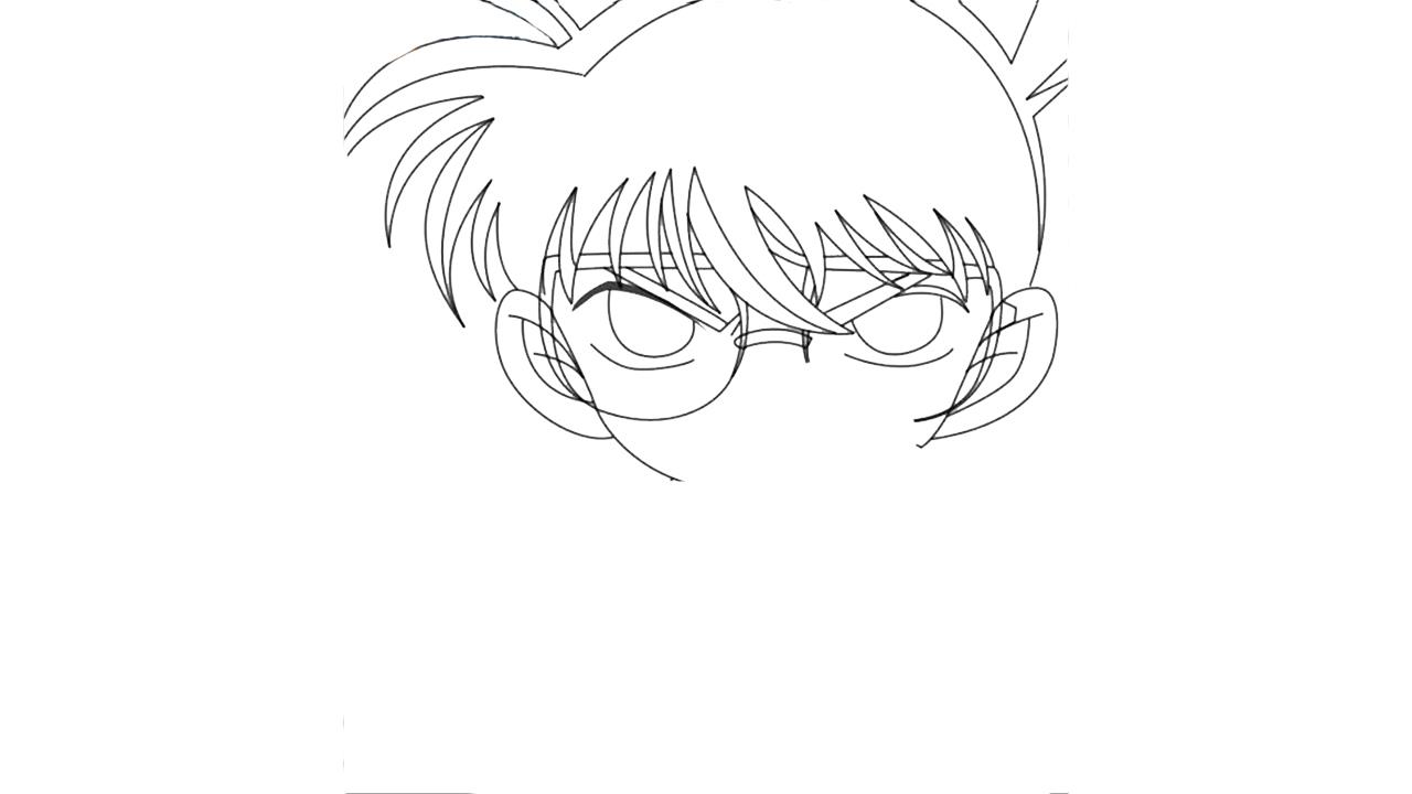 柯南简笔画怎么画 柯南简笔画图片