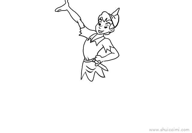 彼得潘儿童画怎么画 彼得潘简笔画画法