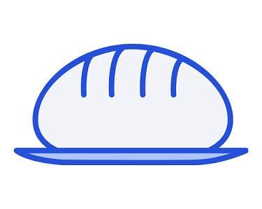 面包简笔画 面包简笔画简单又漂亮