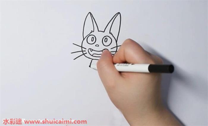 魔女宅急便吉吉怎么画 魔女宅急便吉吉简笔画简单又漂亮