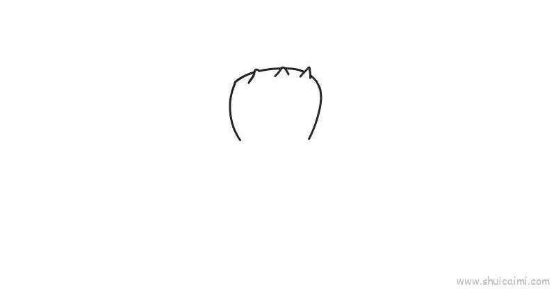 熊童子儿童画怎么画 熊童子简笔画图片大全