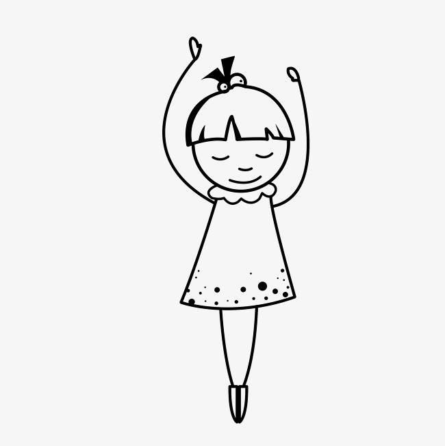 跳舞简笔画图片大全 跳舞简笔画图片大全可爱