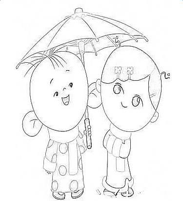 大耳朵图图简笔画 大耳朵图图简笔画一家