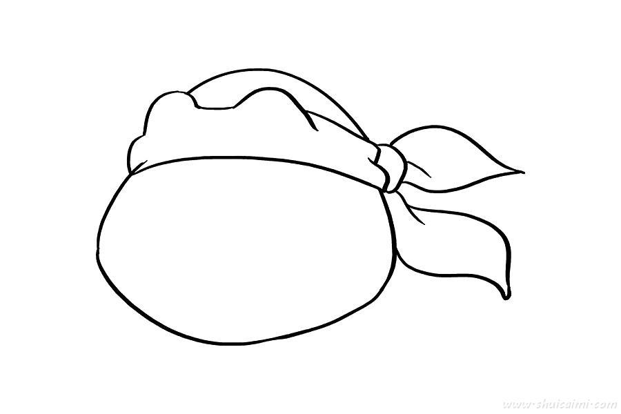 忍者神龟头部怎么画 忍者神龟头部简笔画画法