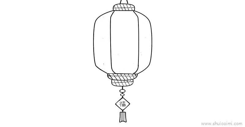 灯笼儿童画怎么画 灯笼简笔画画法