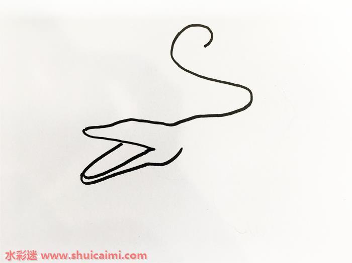 沧龙怎么画 沧龙简笔画步骤