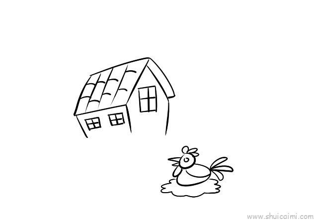 农场儿童画怎么画 农场简笔画图片大全