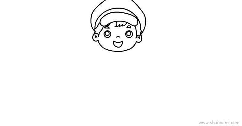 水手服儿童画怎么画 水手服简笔画图片大全