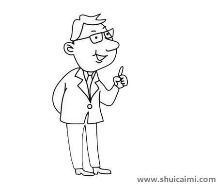 教师儿童简笔画