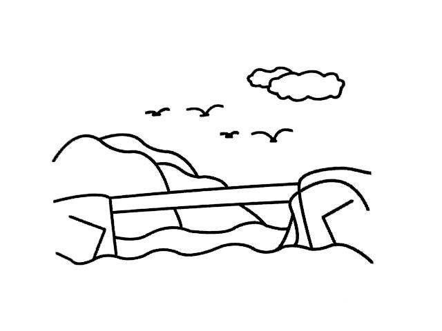 小桥简笔画 小桥简笔画简单又漂亮